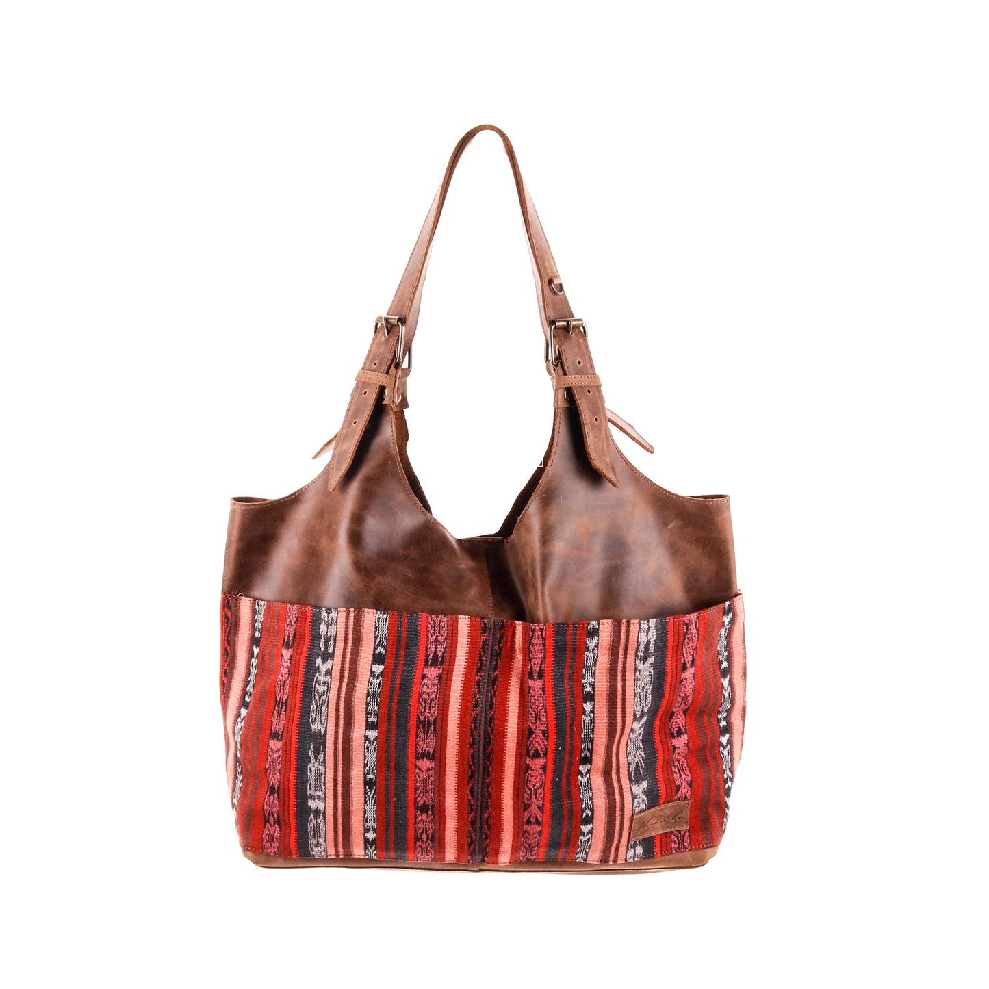ALEJANDRA BAG - CORTE DE PLAYA - CAOBA LEATHER - NO. 10014
