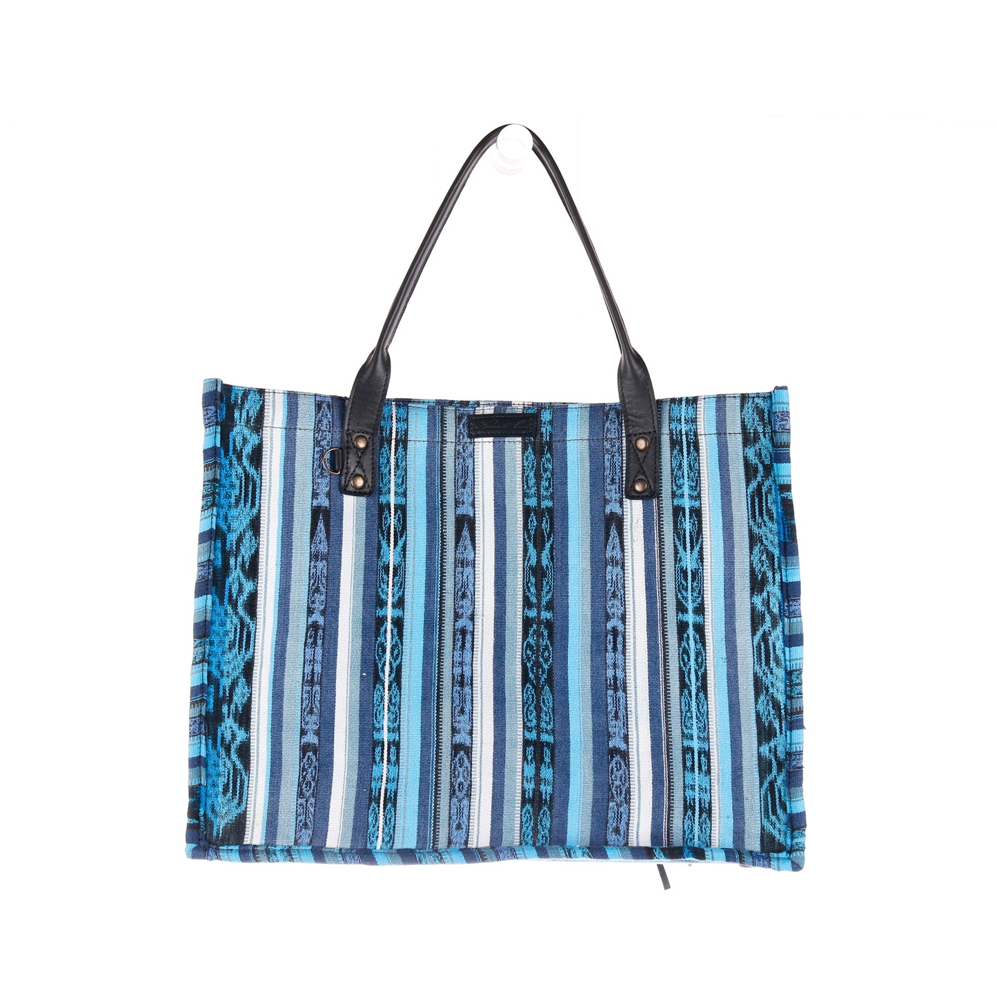 THE PERFECT TRAVEL TOTE - CORTE DE PLAYA - OOAK - BLACK - NO. 10106