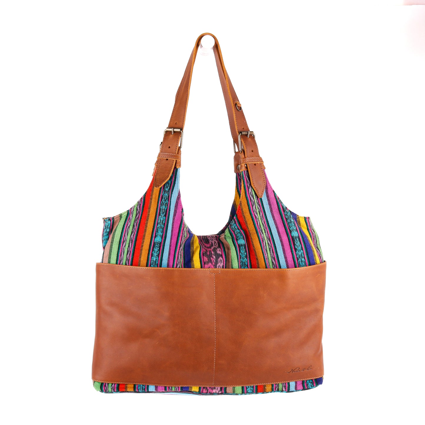 ALEJANDRA BAG - CORTE DE PLAYA - CAFE LEATHER - NO. 10138