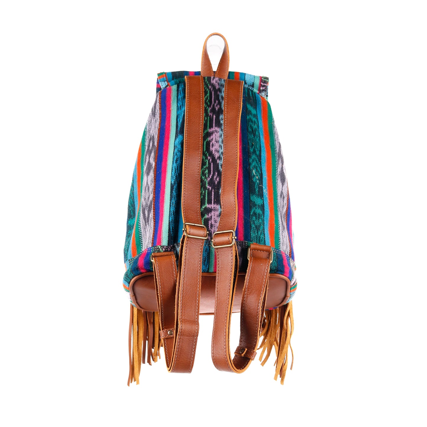 FRINGE BACKPACK - OOAK CORTE - CAFE - NO. 10284