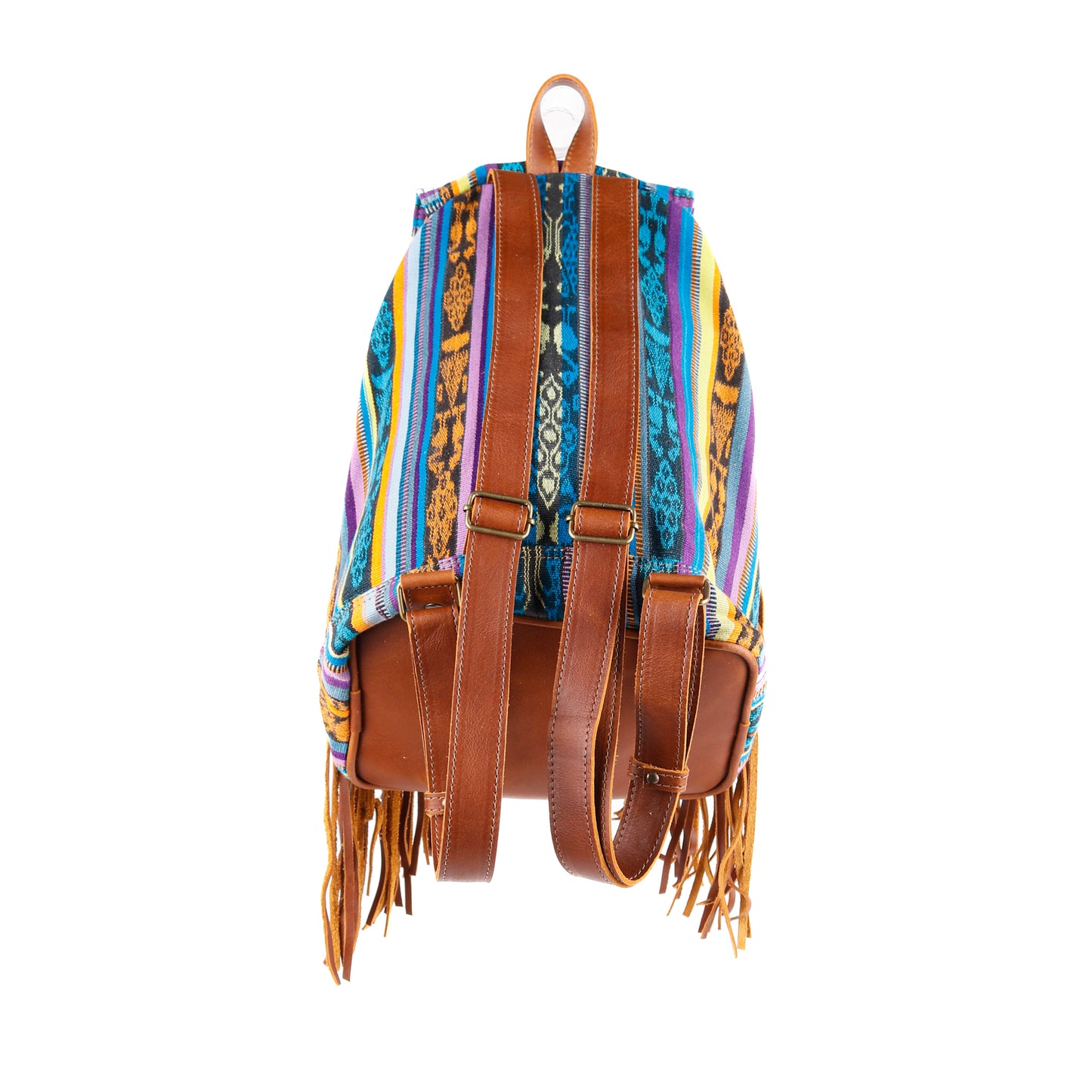FRINGE BACKPACK - OOAK CORTE - CAFE - NO. 10294