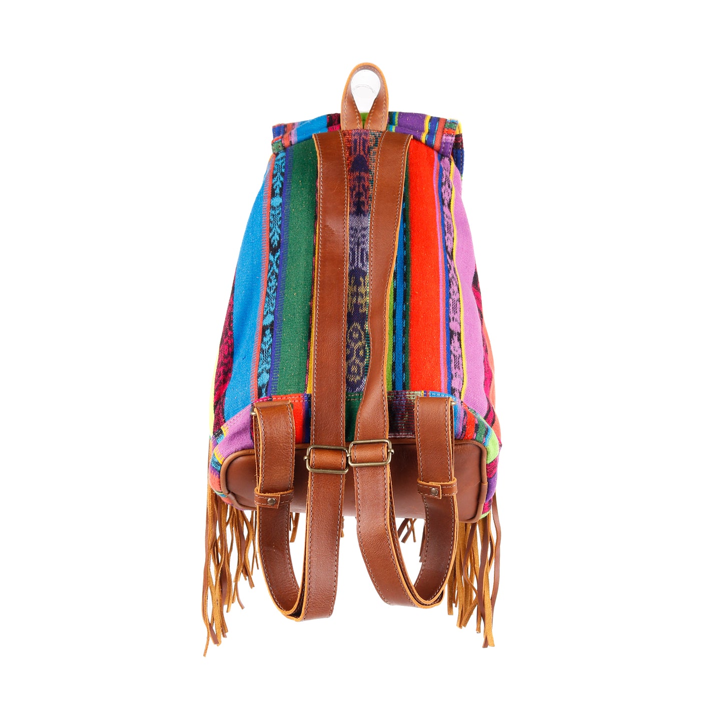 FRINGE BACKPACK - OOAK CORTE - CAFE - NO. 10302