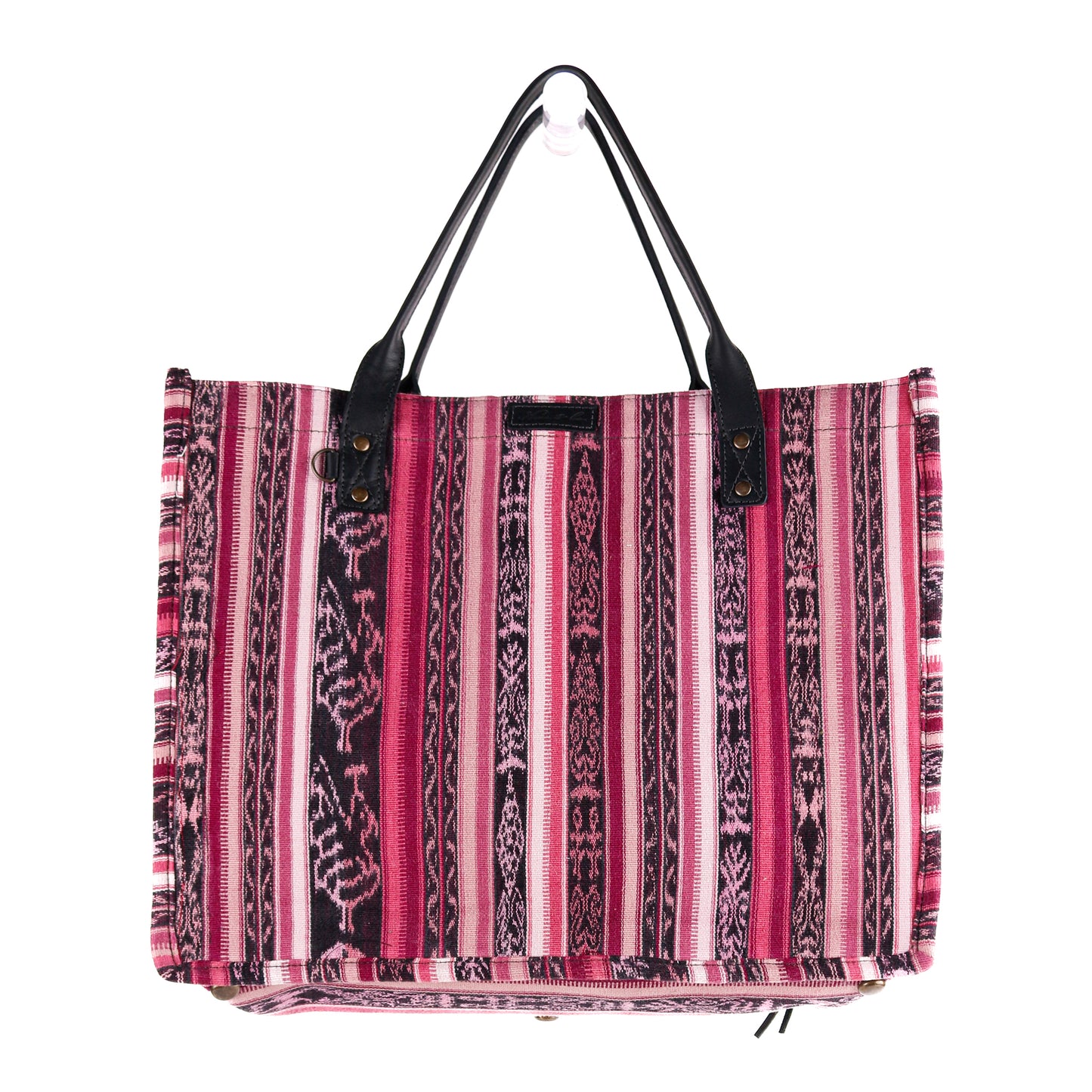 THE PERFECT TRAVEL TOTE - CORTE DE PLAYA - OOAK - BLACK - NO. 10622