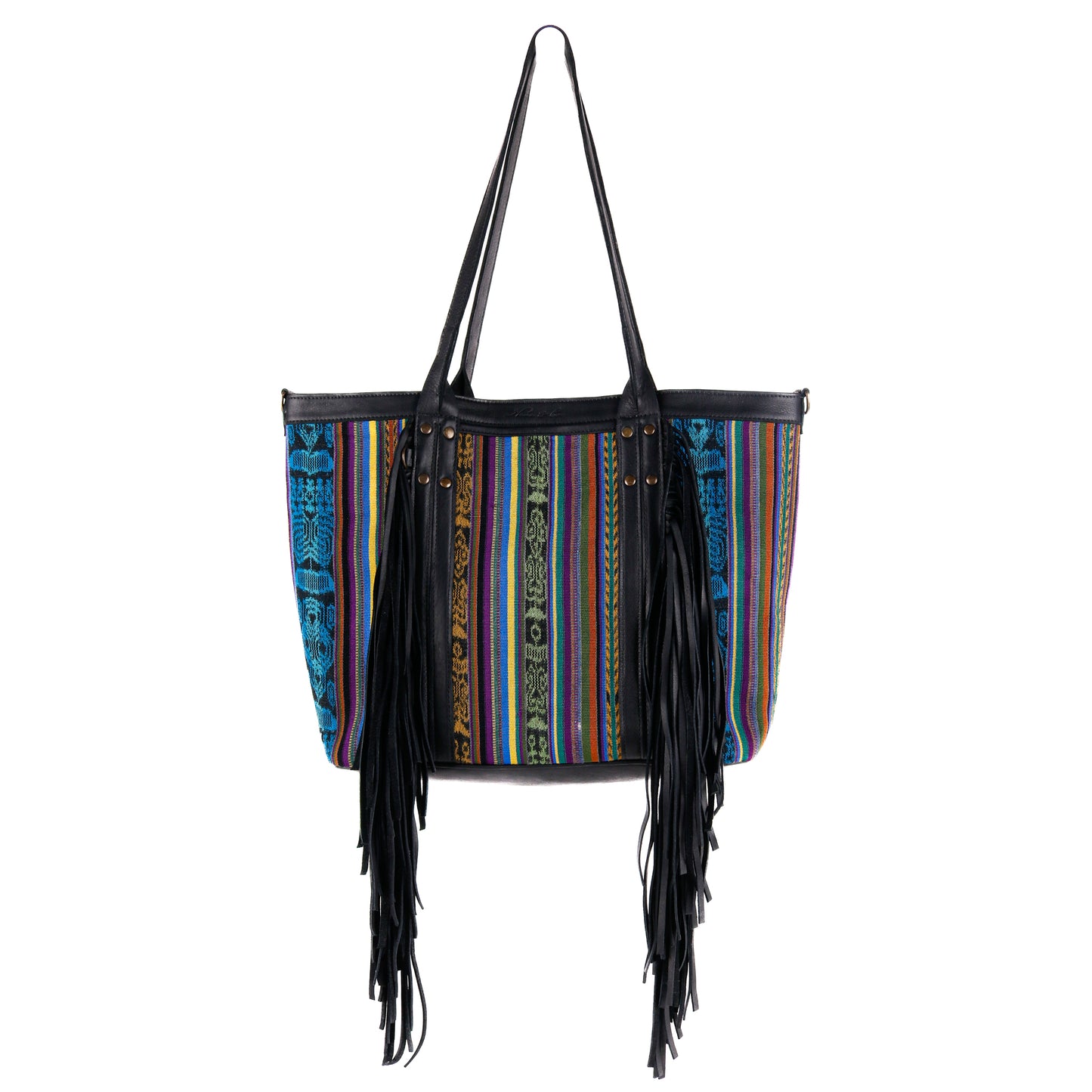 LUCIA FRINGE TOTE - CORTE - BLACK - NO. 10708