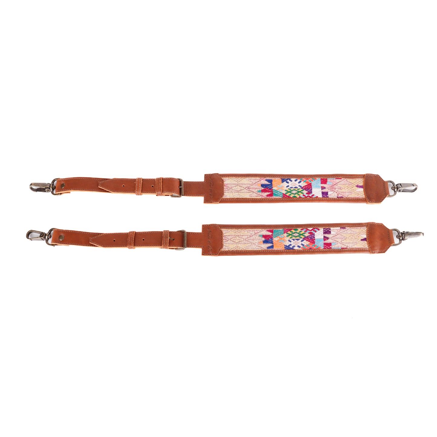 SOFIA BACKPACK STRAP SET - OOAK HUIPIL - CAFE - NO. 10913