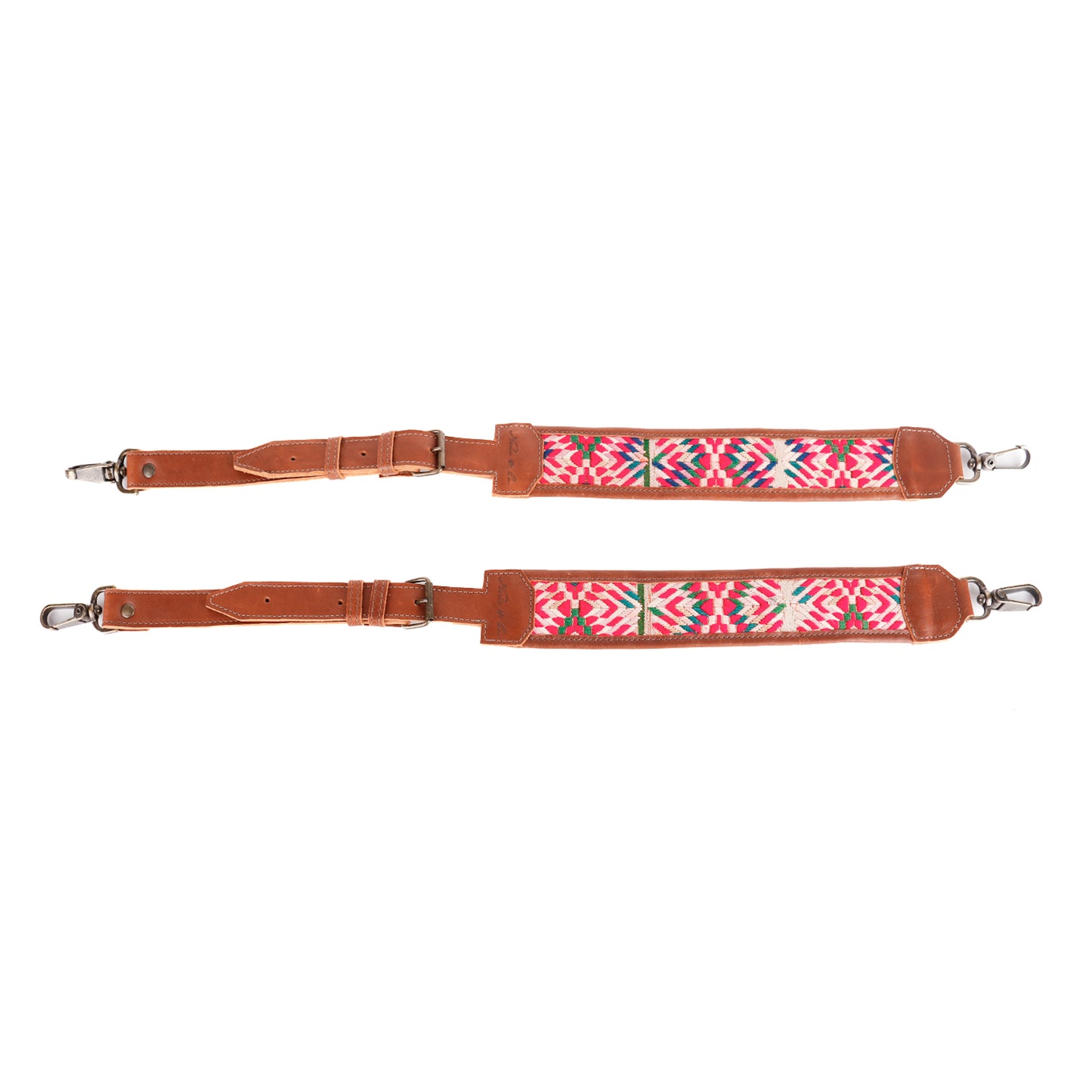 SOFIA BACKPACK STRAP SET - OOAK HUIPIL - CAFE - NO. 10914