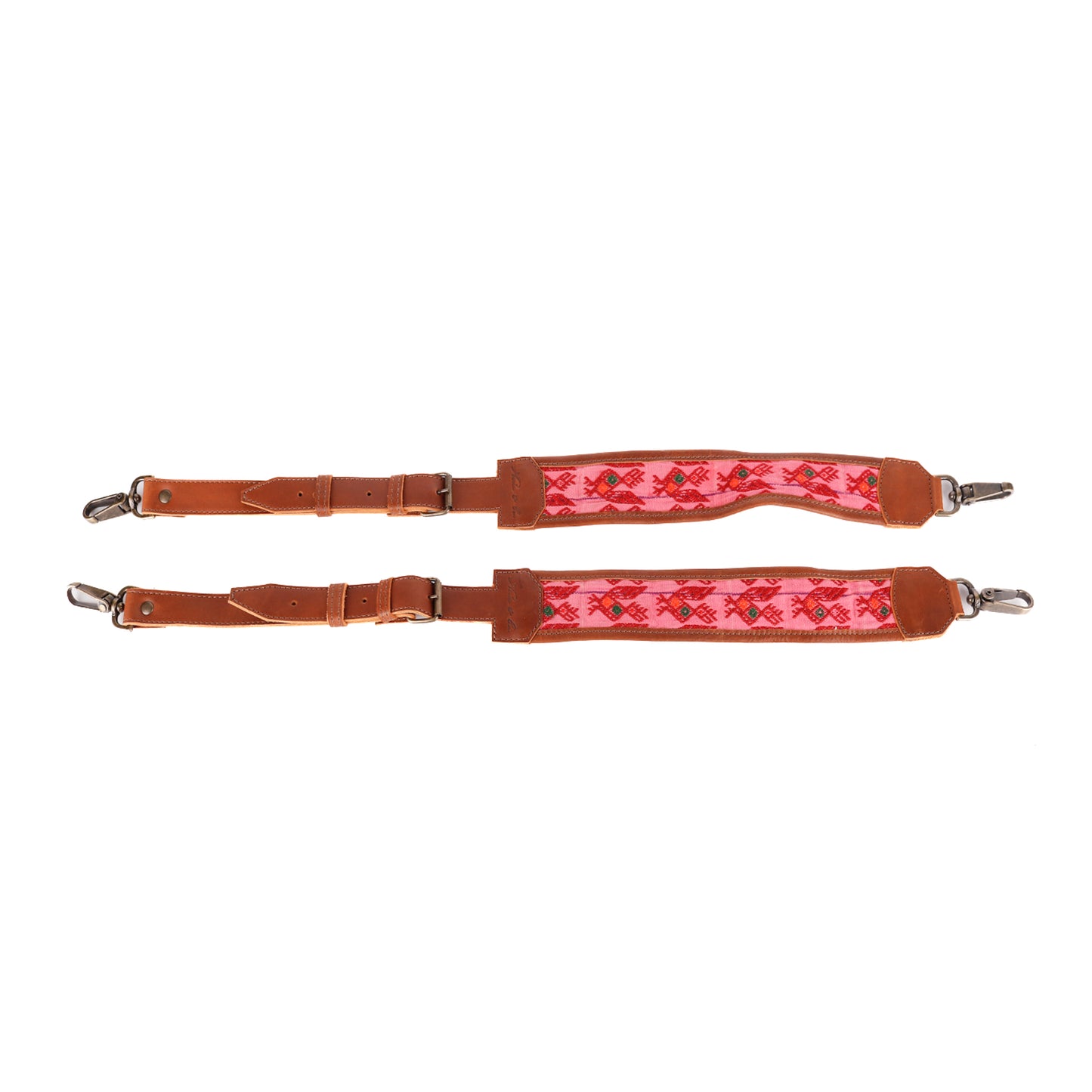 SOFIA BACKPACK STRAP SET - OOAK HUIPIL - CAFE - NO. 10916