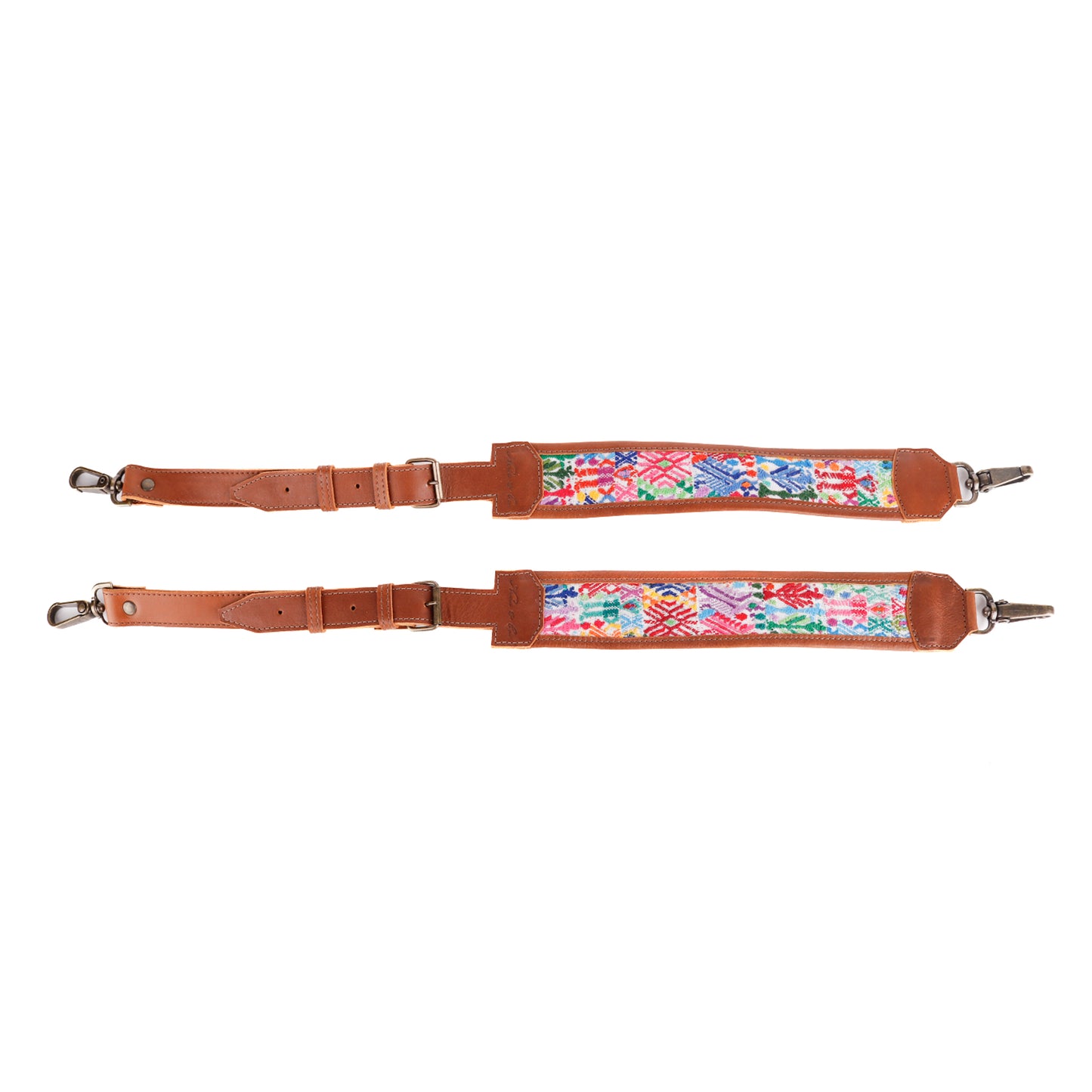 SOFIA BACKPACK STRAP SET - OOAK HUIPIL - CAFE - NO. 10917