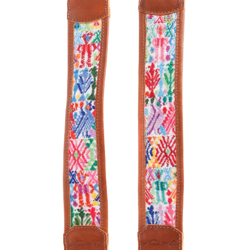 SOFIA BACKPACK STRAP SET - OOAK HUIPIL - CAFE - NO. 10917