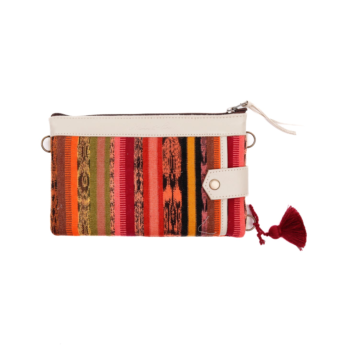 EVERYTHING CLUTCH - OOAK CORTE DE PLAYA - BONE - NO. 12343