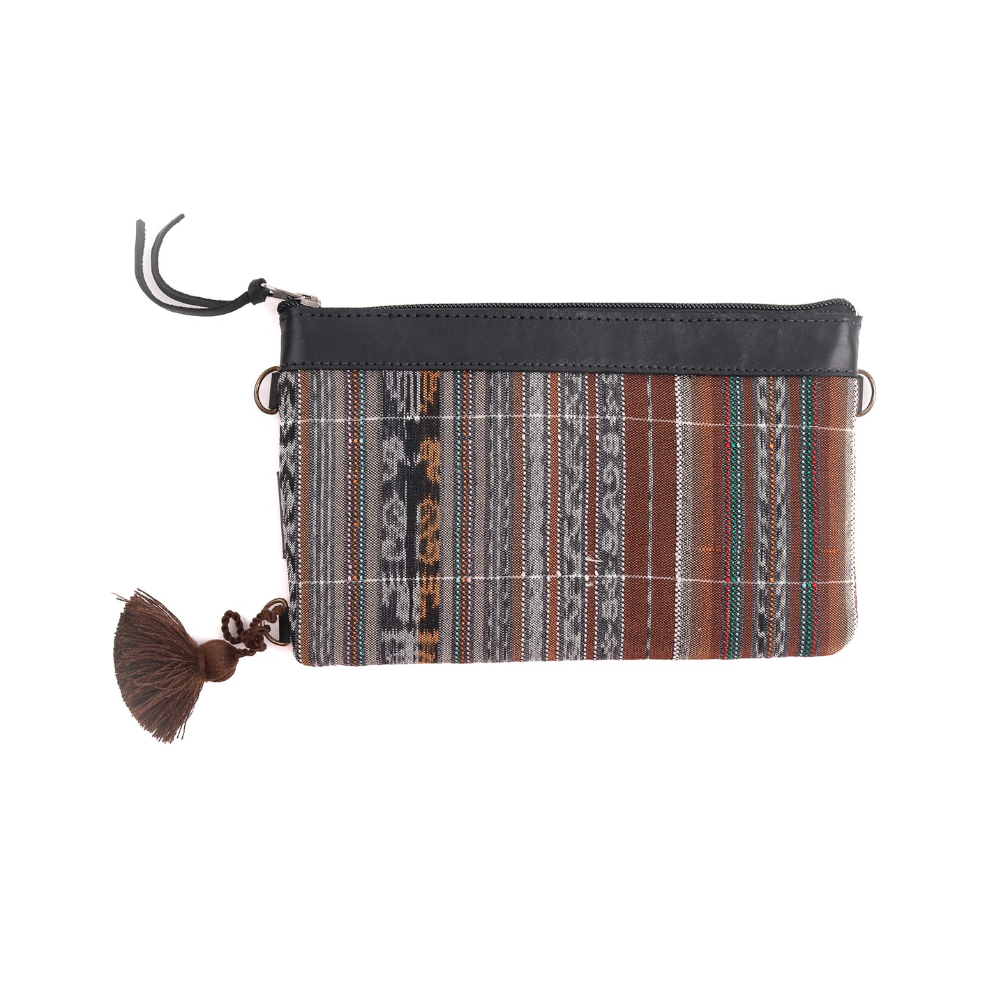 EVERYTHING CLUTCH - OOAK CORTE DE PLAYA - BLACK - NO. 12347