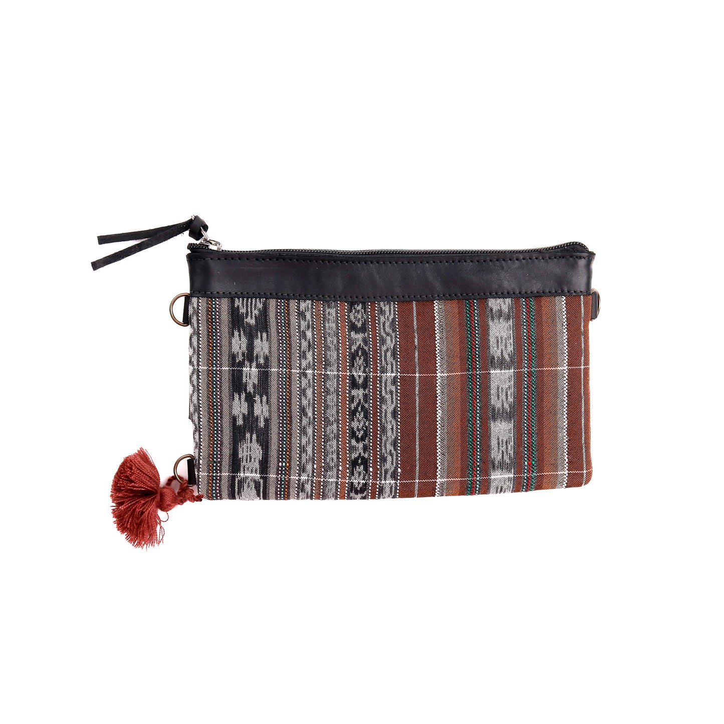 EVERYTHING CLUTCH - OOAK CORTE DE PLAYA - BLACK - NO. 12352
