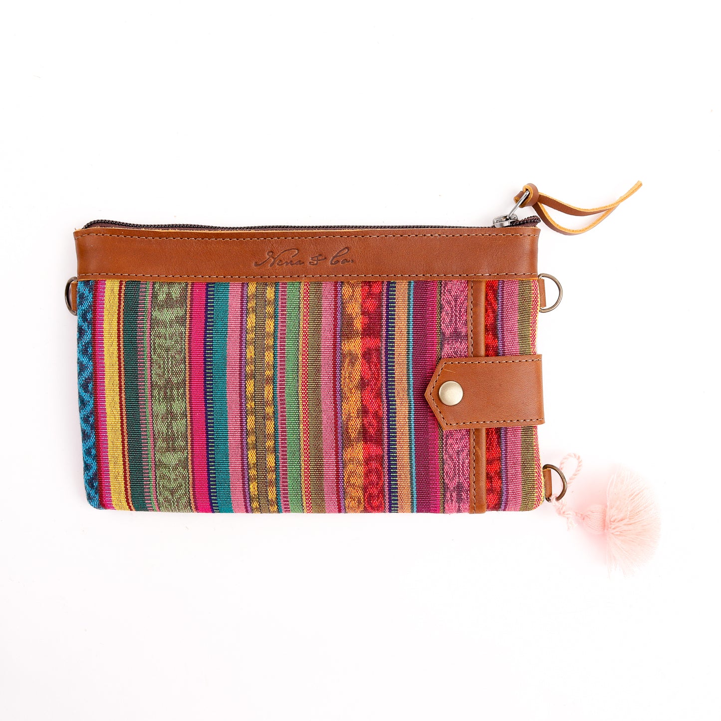 EVERYTHING CLUTCH - OOAK CORTE DE PLAYA - CAFE - NO. 12359