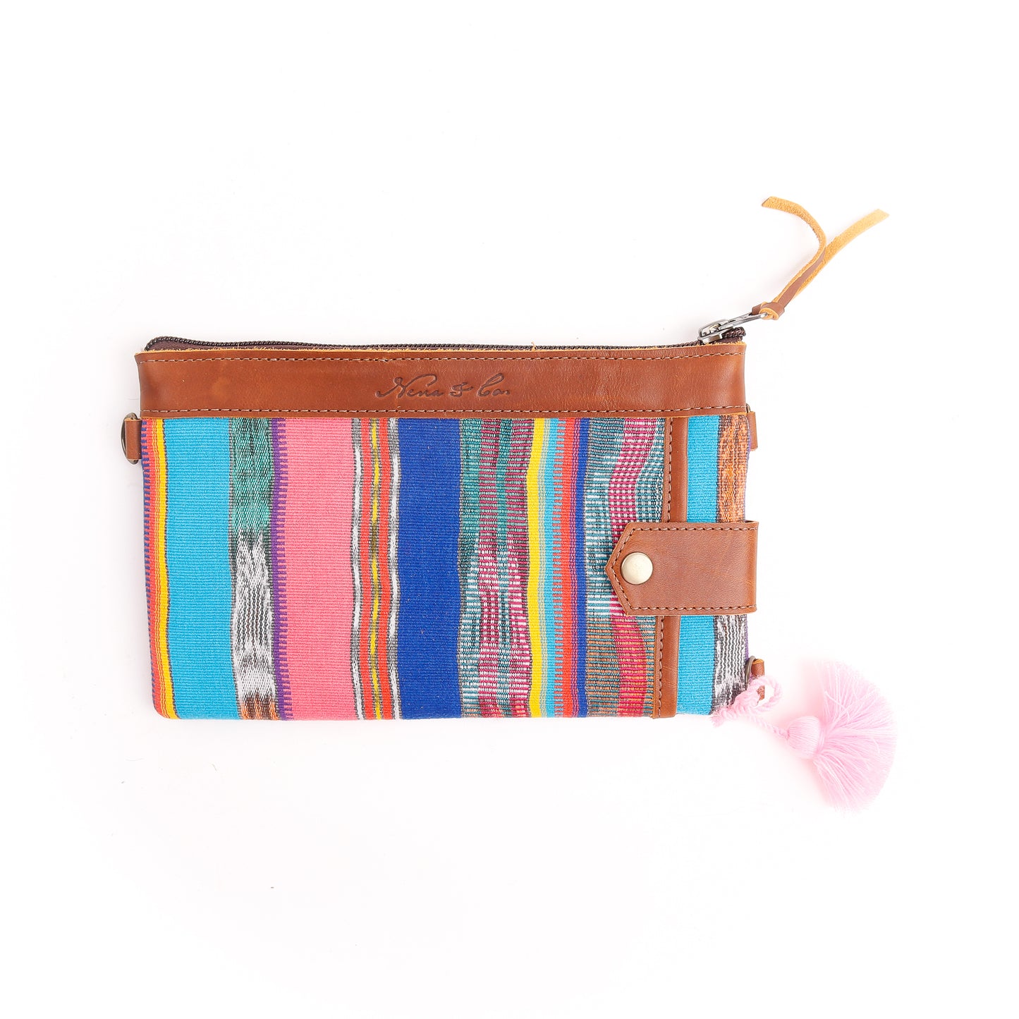 EVERYTHING CLUTCH - OOAK CORTE DE PLAYA - CAFE - NO. 12361