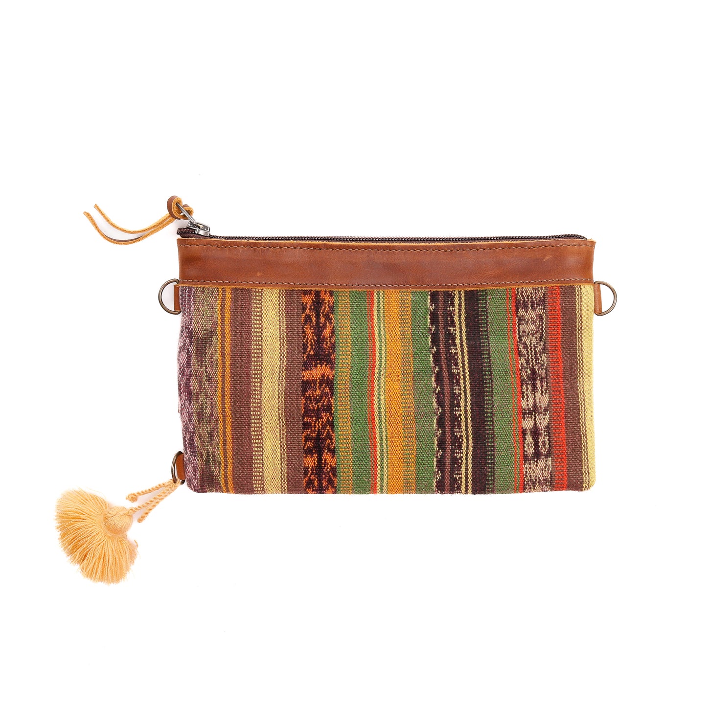 EVERYTHING CLUTCH - OOAK CORTE DE PLAYA - CAFE - NO. 12383