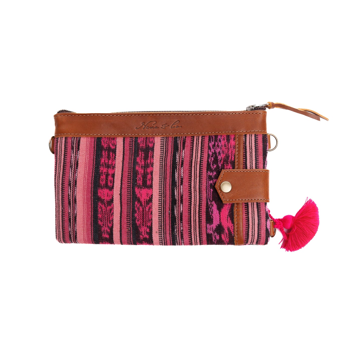 EVERYTHING CLUTCH - OOAK CORTE DE PLAYA - CAFE - NO. 12407