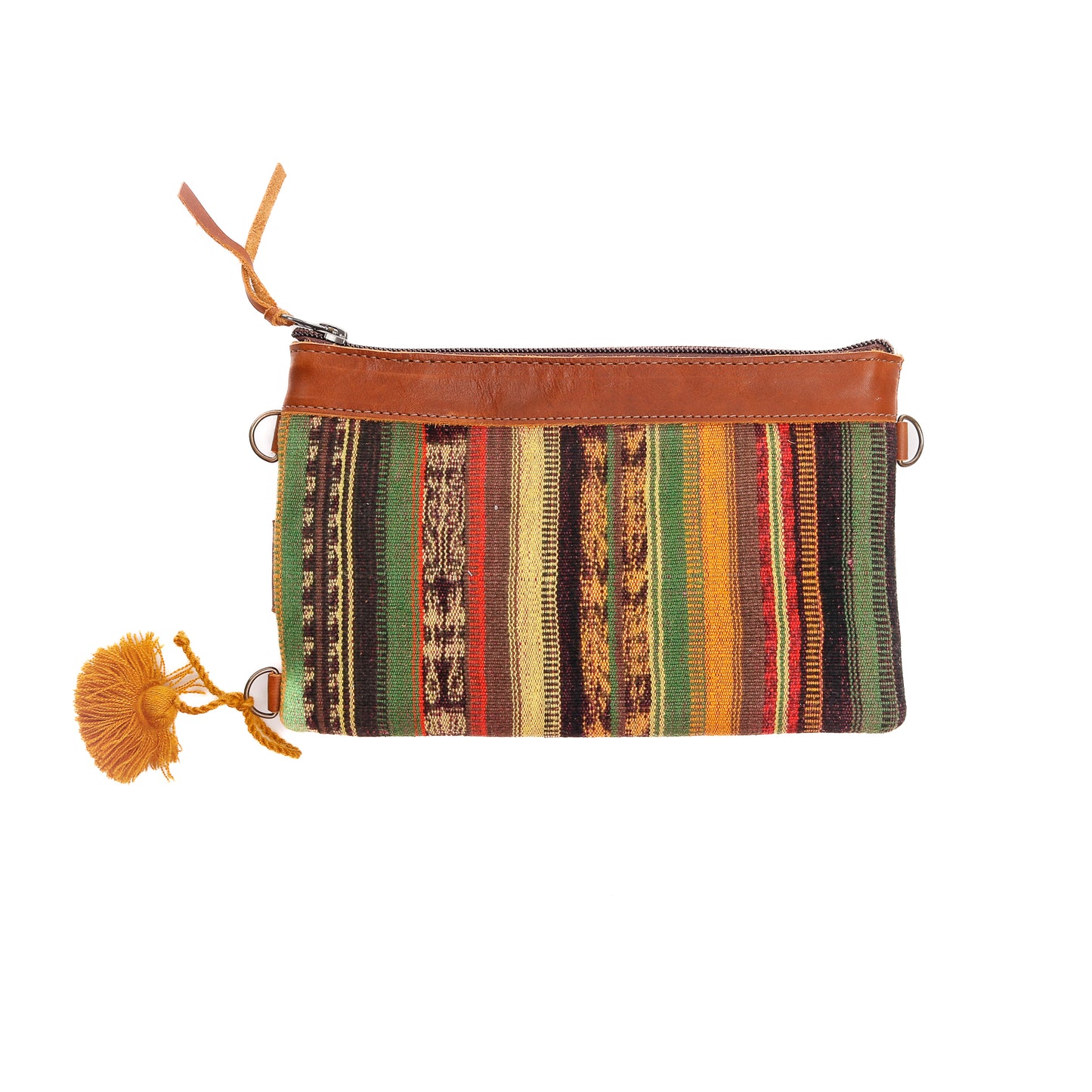 EVERYTHING CLUTCH - OOAK CORTE DE PLAYA - CAFE - NO. 12414