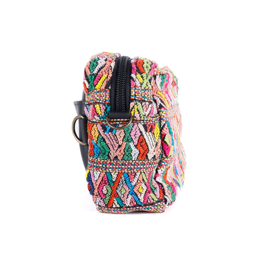 WANDER BAG - OOAK HUIPIL - BLACK - NO. 12868