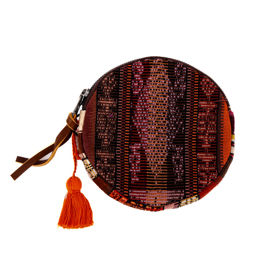 CIRCLE COIN PURSE - CORTE - CAFE - NO. 12923