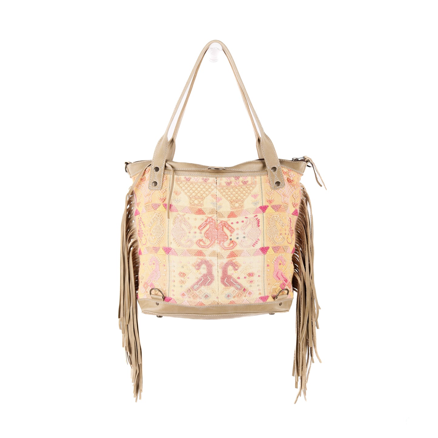 FRINGE MTPB - OOAK HUIPIL - CAMEL - NO. 13585