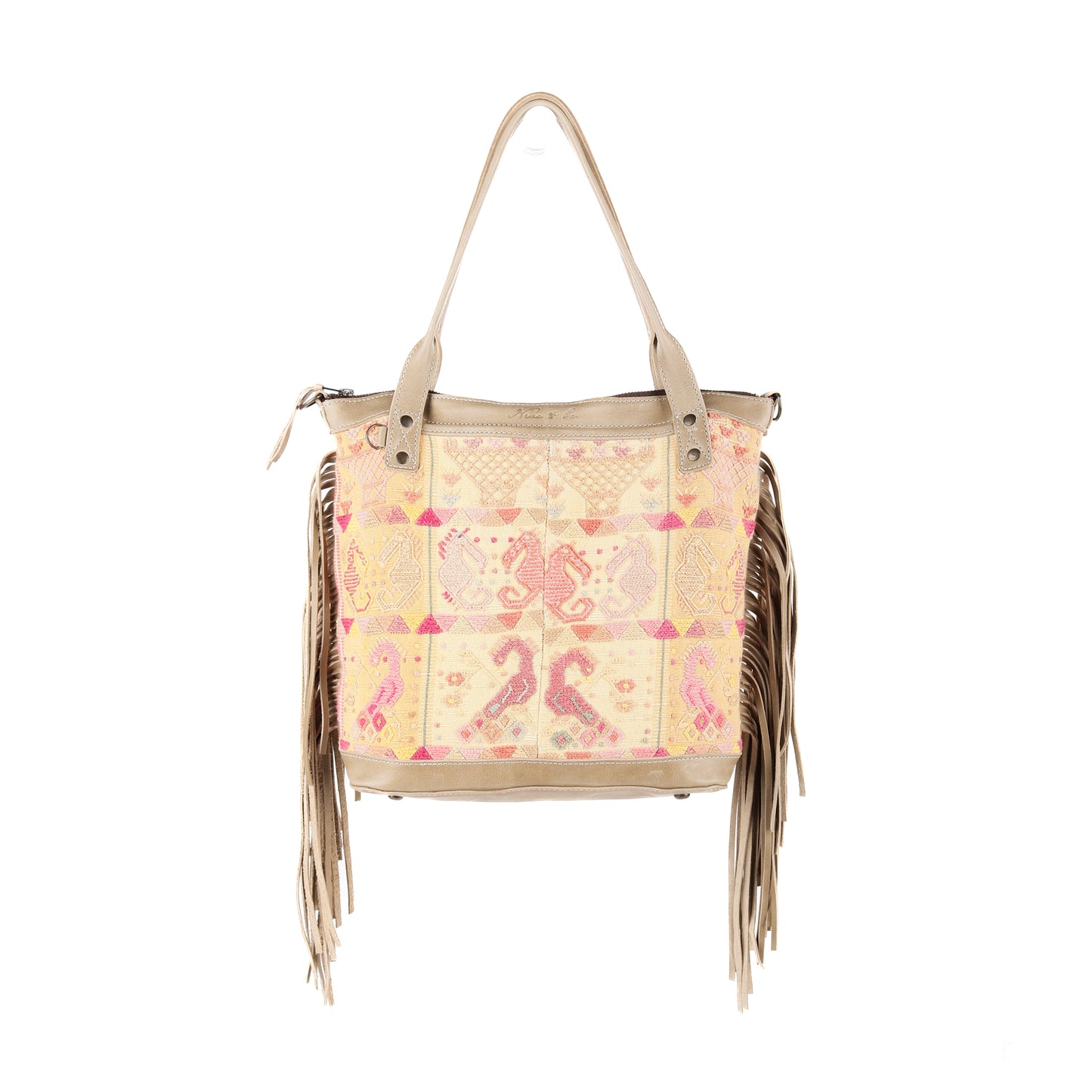 FRINGE MTPB - OOAK HUIPIL - CAMEL - NO. 13585