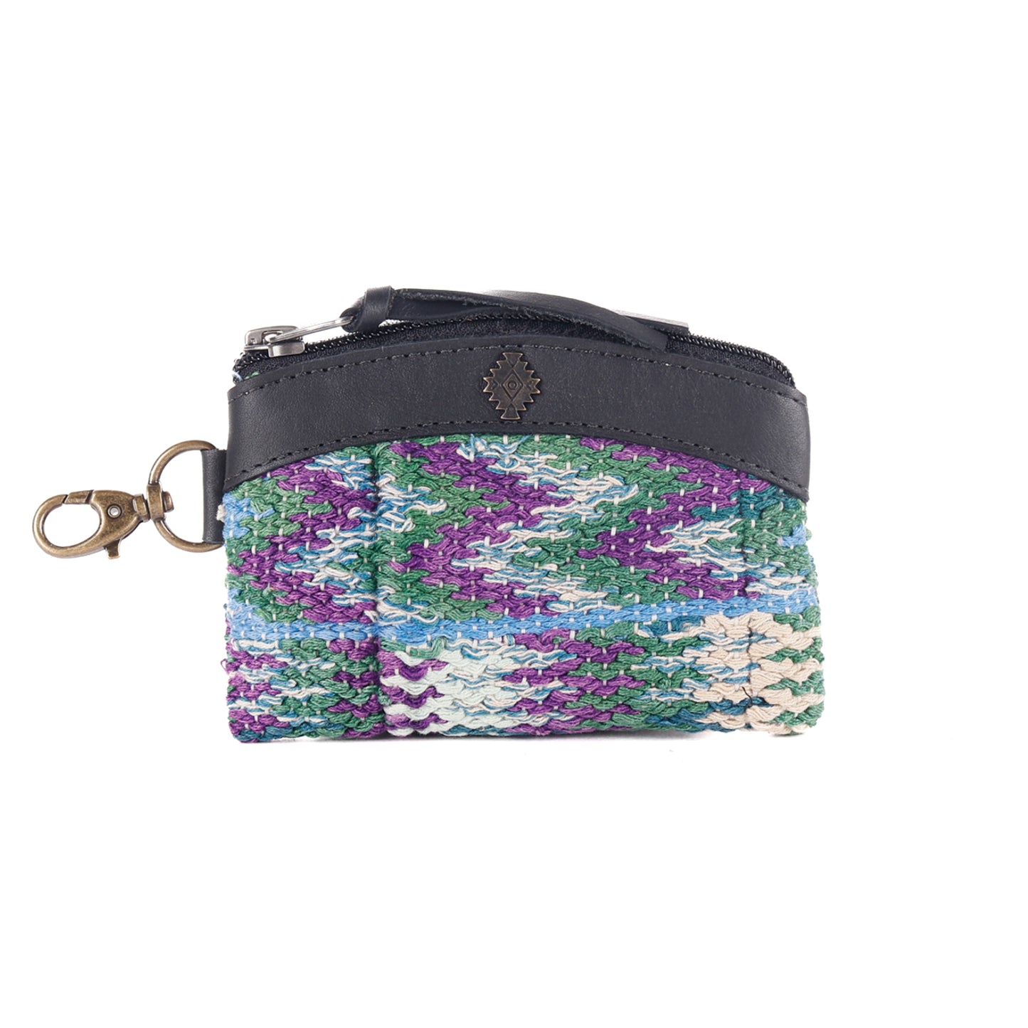 COIN PURSE - OOAK HUIPIL - BLACK - NO. 13671