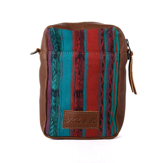 CROSSBODY TRAVEL BAG - CORTE - CAFE - NO. 13856