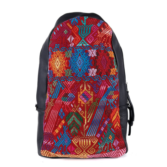 CROSSBODY SLING 2.0 - LARGE - OOAK HUIPIL - BLACK - NO. 13939