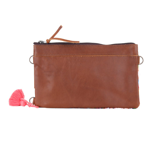 EVERYTHING CLUTCH - OOAK HUIPIL - CAFE - NO. 14008
