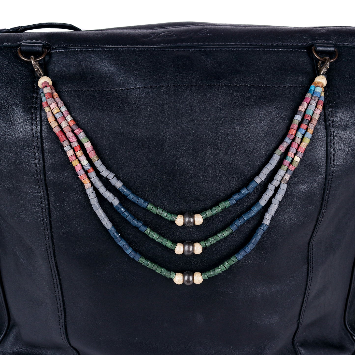 BEADED BAG NECKLACE - NO. 14352