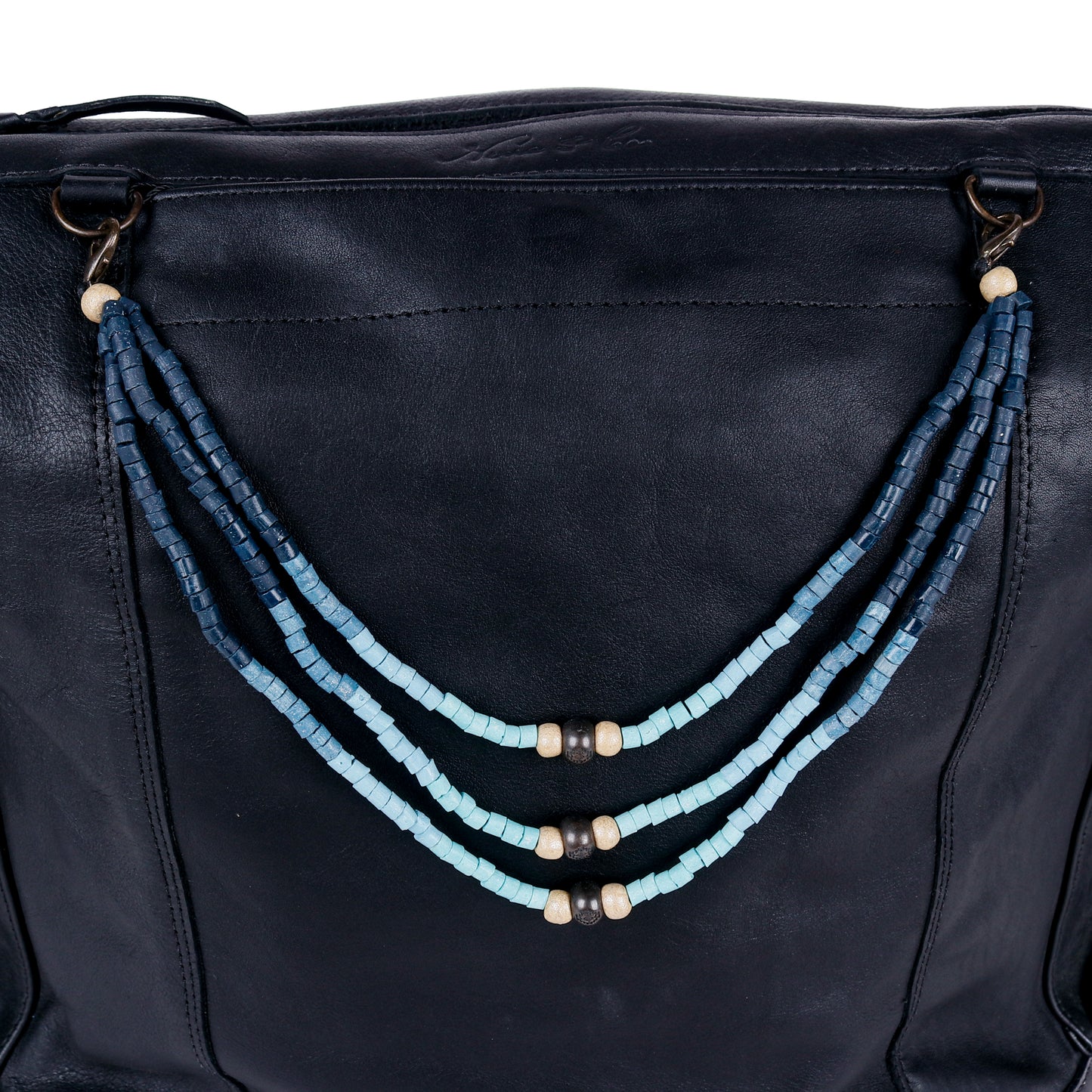 BEADED BAG NECKLACE - NO. 14353