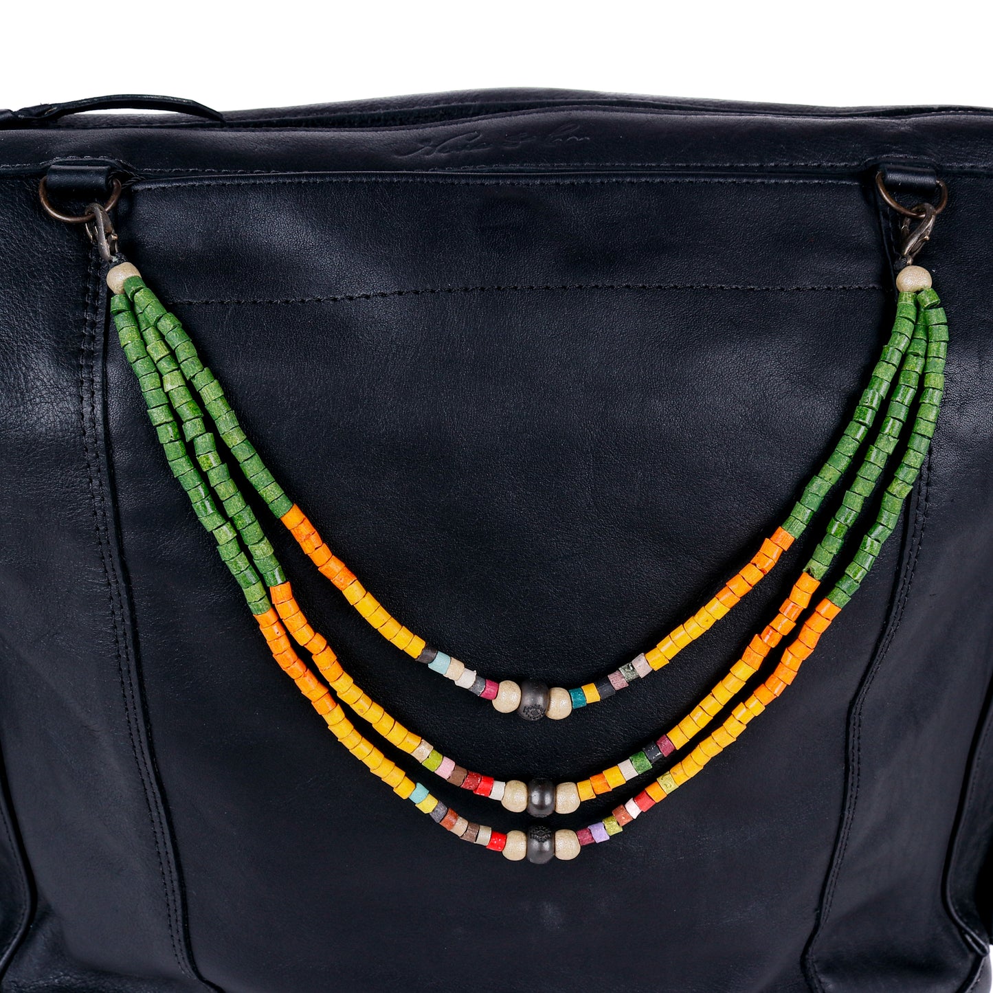 BEADED BAG NECKLACE - NO. 14354