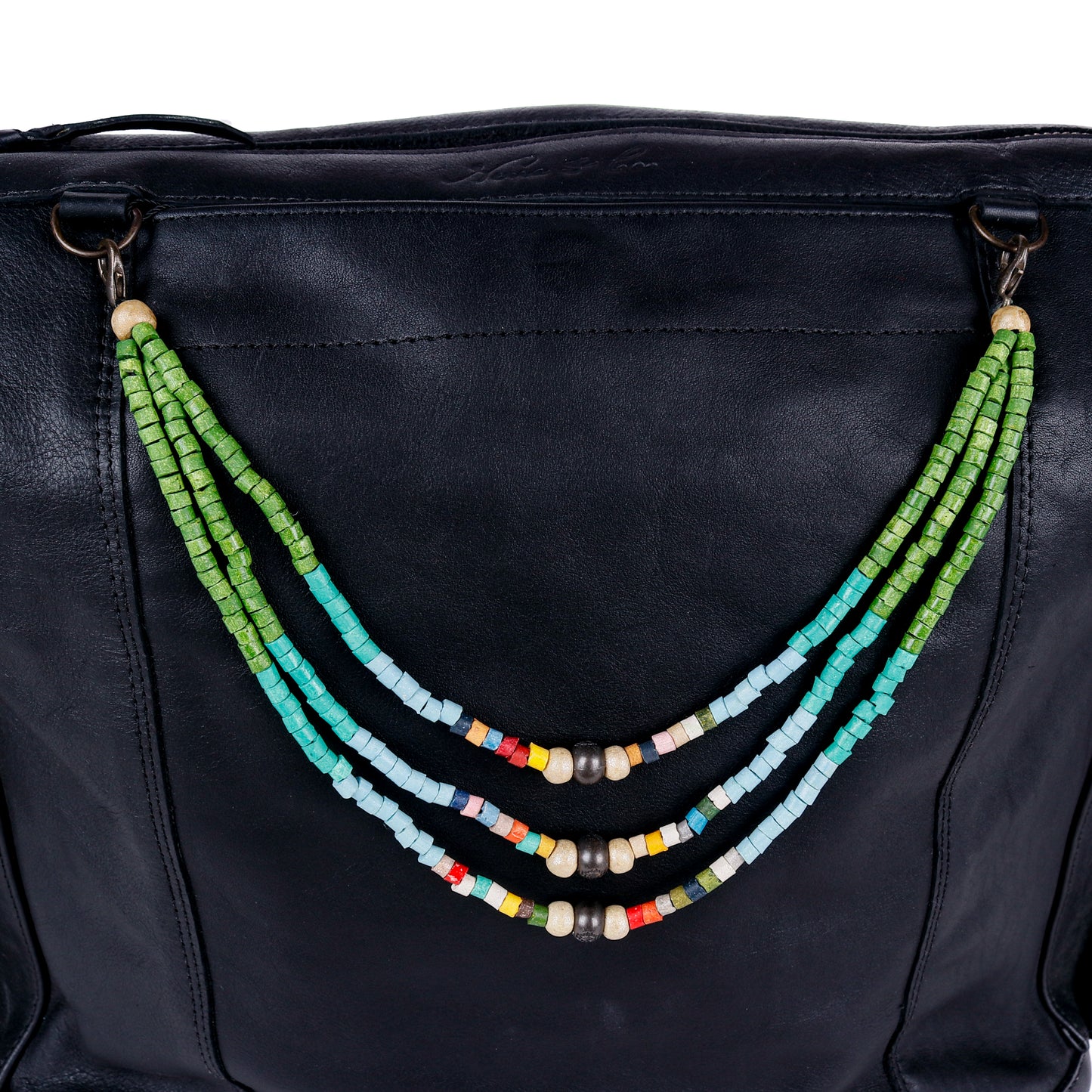 BEADED BAG NECKLACE - NO. 14356