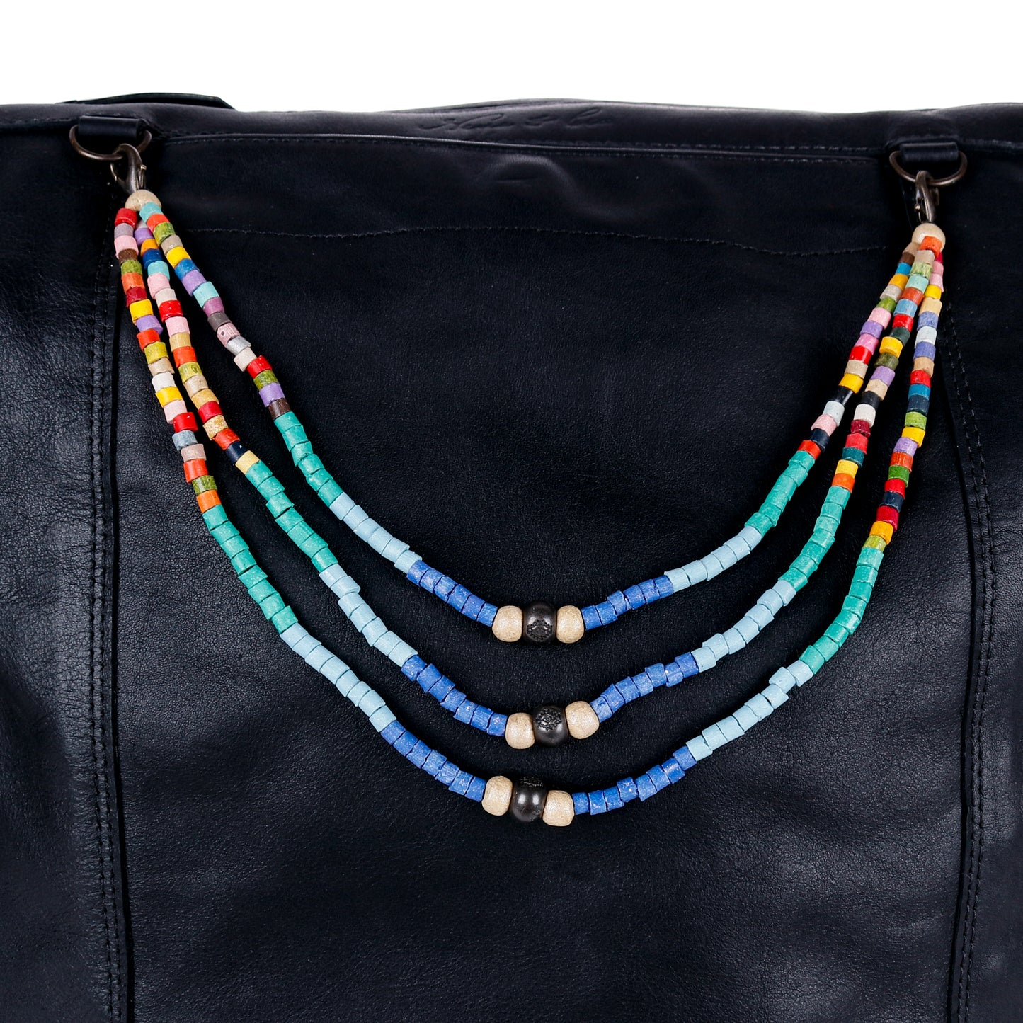 BEADED BAG NECKLACE - NO. 14358