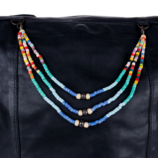 BEADED BAG NECKLACE - NO. 14358