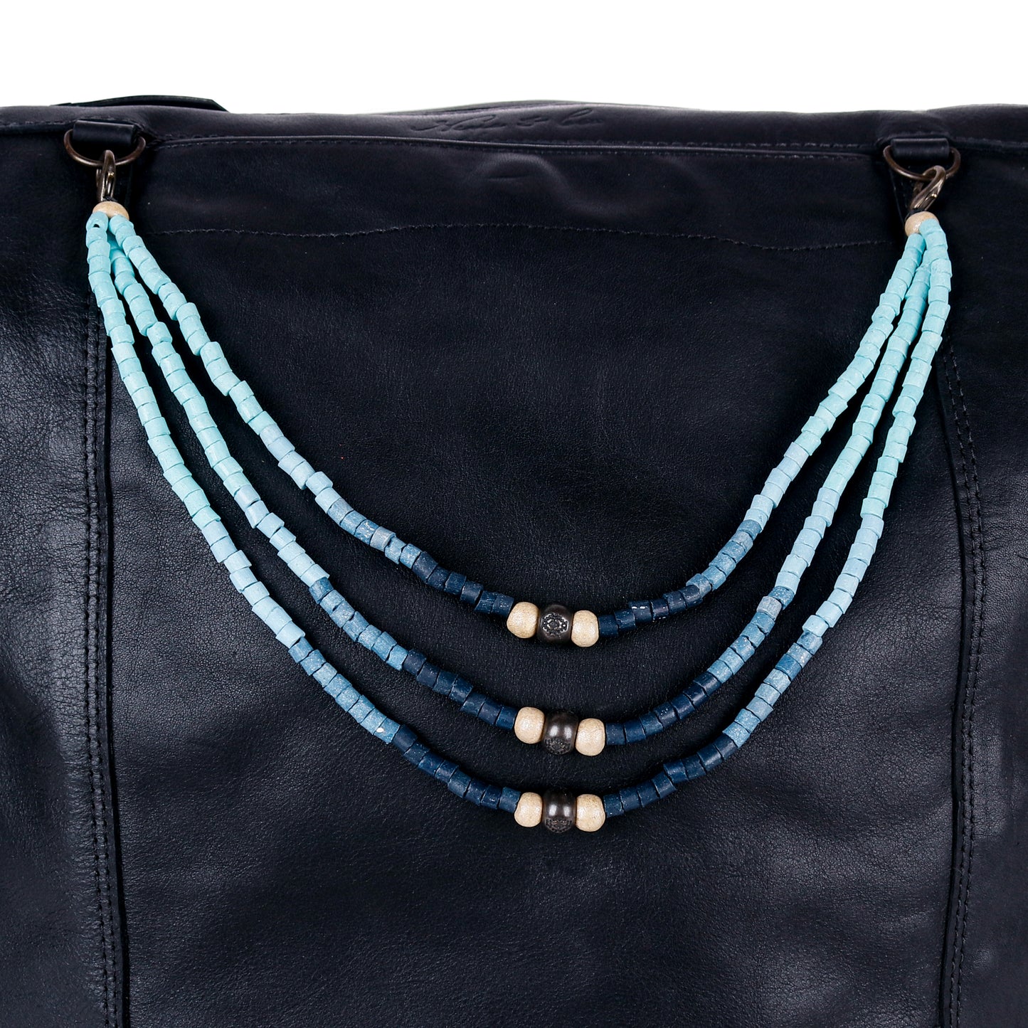BEADED BAG NECKLACE - NO. 14360
