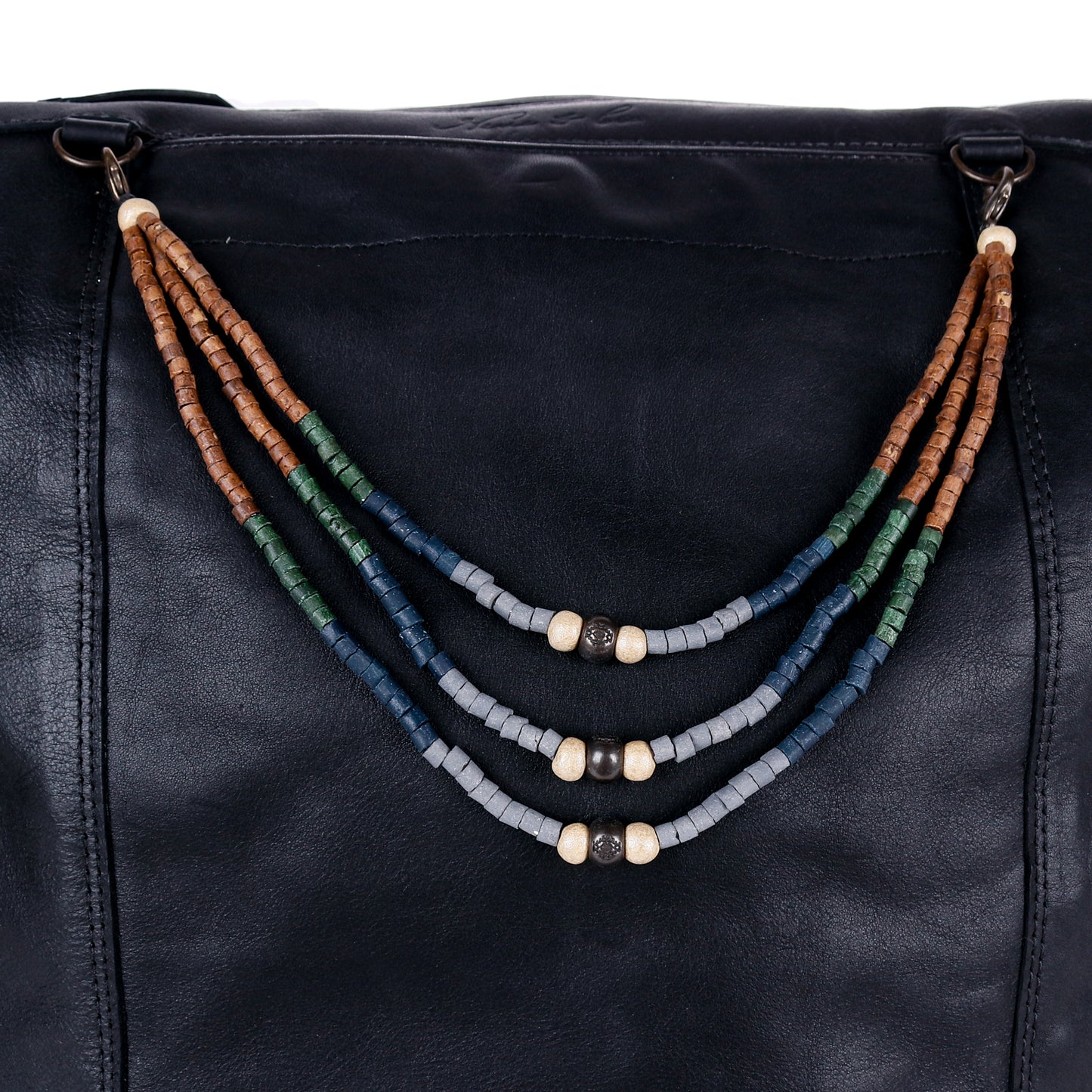 BEADED BAG NECKLACE - NO. 14361