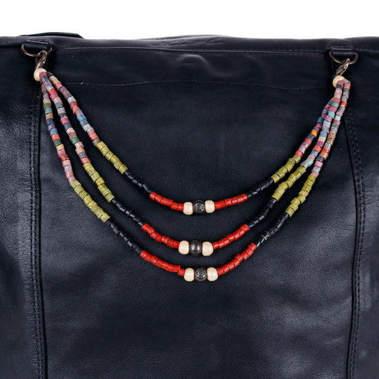 BEADED BAG NECKLACE - NO. 14366