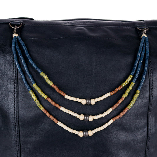 BEADED BAG NECKLACE - NO. 14391