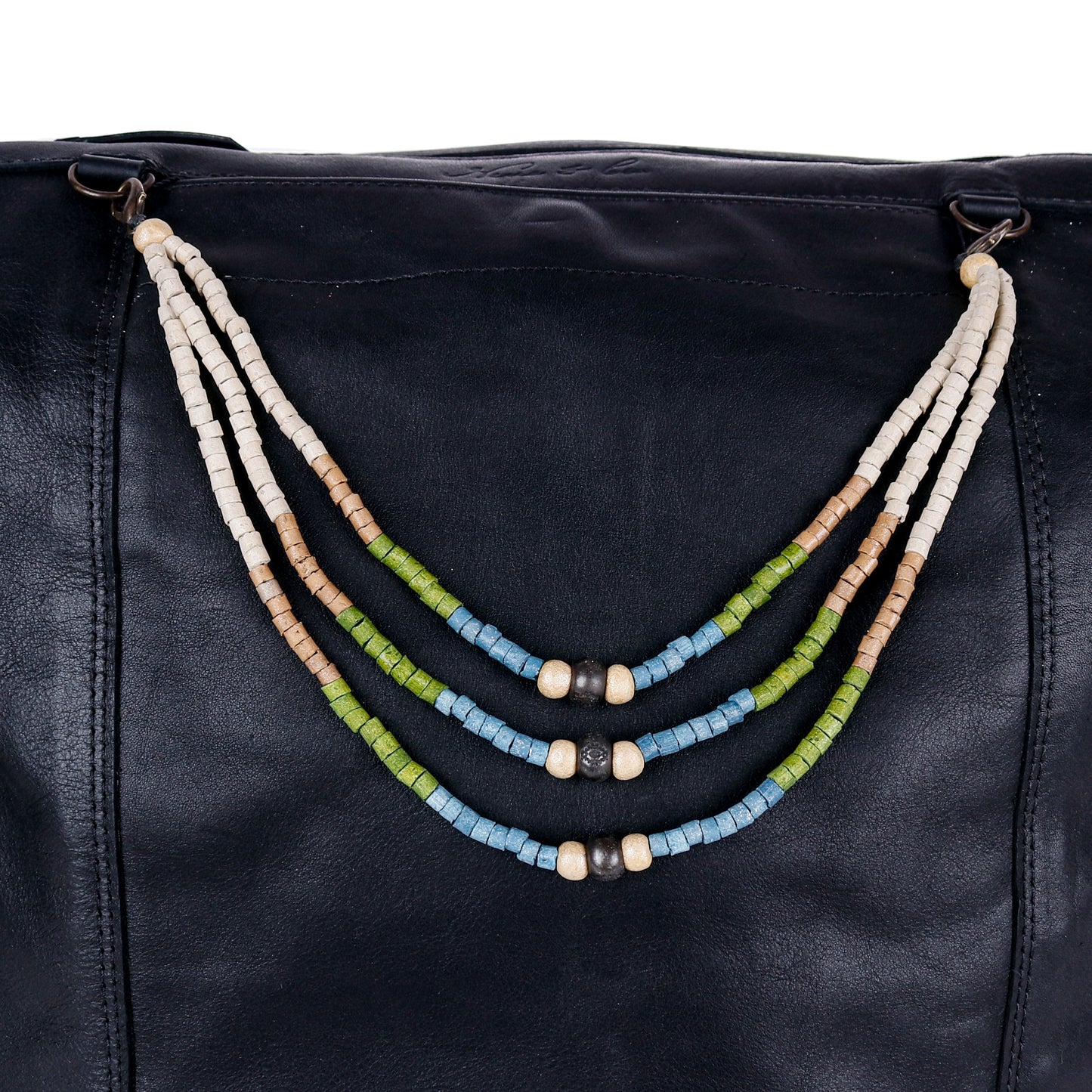 BEADED BAG NECKLACE - NO. 14406