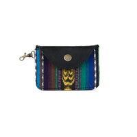 CARD CASE WITH CLASP - CORTE - BLACK - NO. 14516