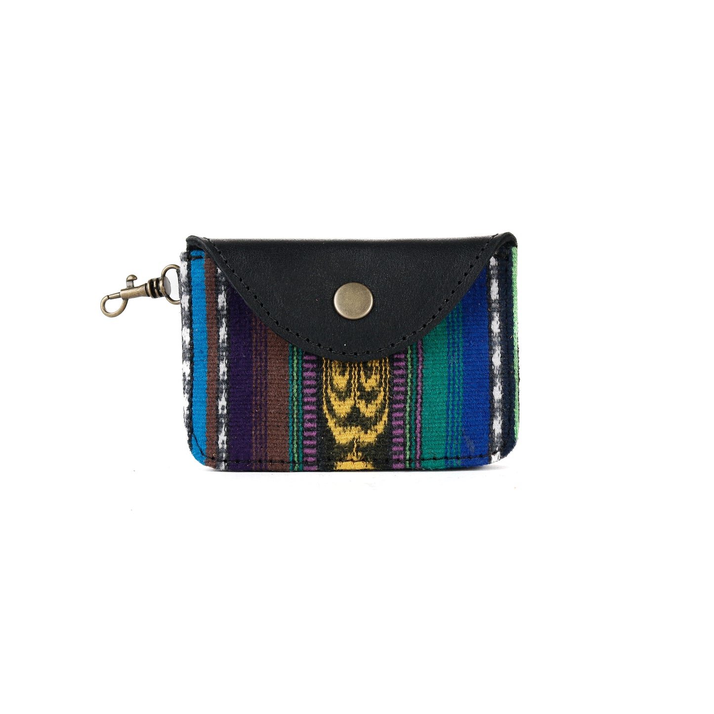 CARD CASE WITH CLASP - CORTE - BLACK - NO. 14516