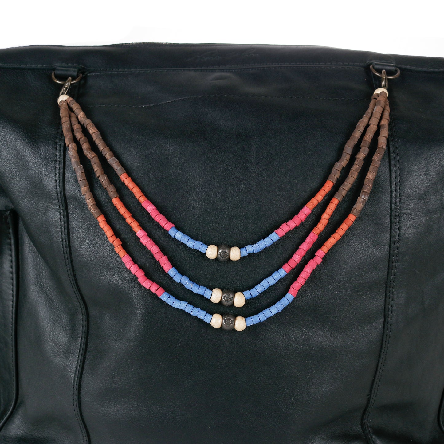 BEADED BAG NECKLACE - NO. 14624