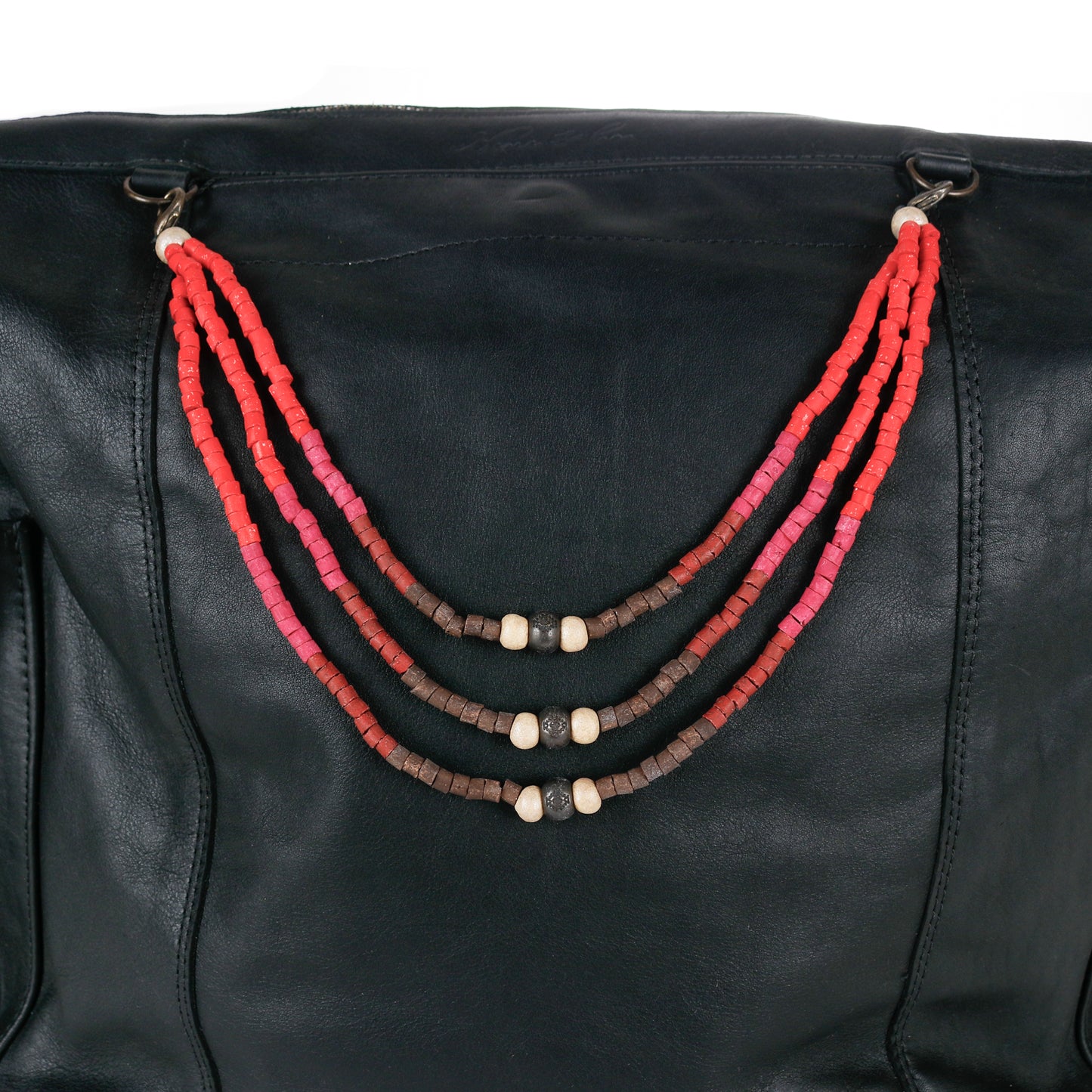 BEADED BAG NECKLACE - NO. 14625
