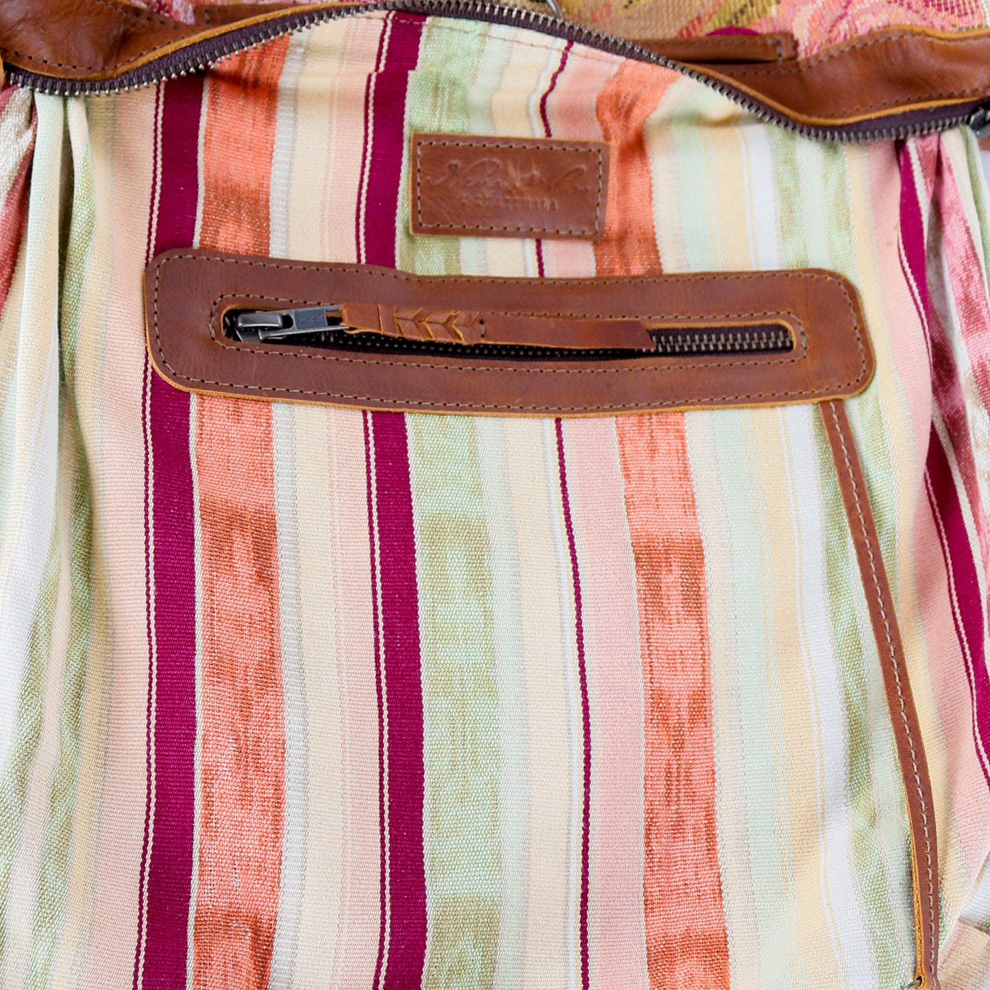 BEATRIZ MCDB + DIAMANTE STRAP - OOAK HUIPIL - CAFE - 15707