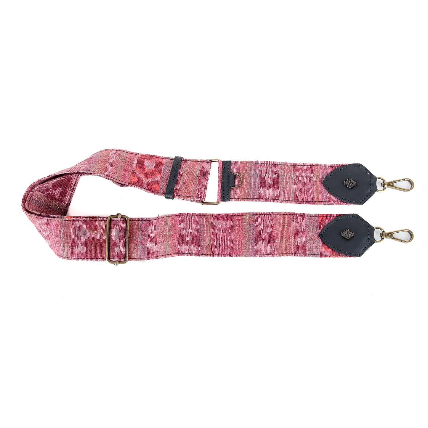 WANDER CROSSBODY BAG + STRAP SET - OOAK HUIPIL & CORTE - BLACK - NO. 15719
