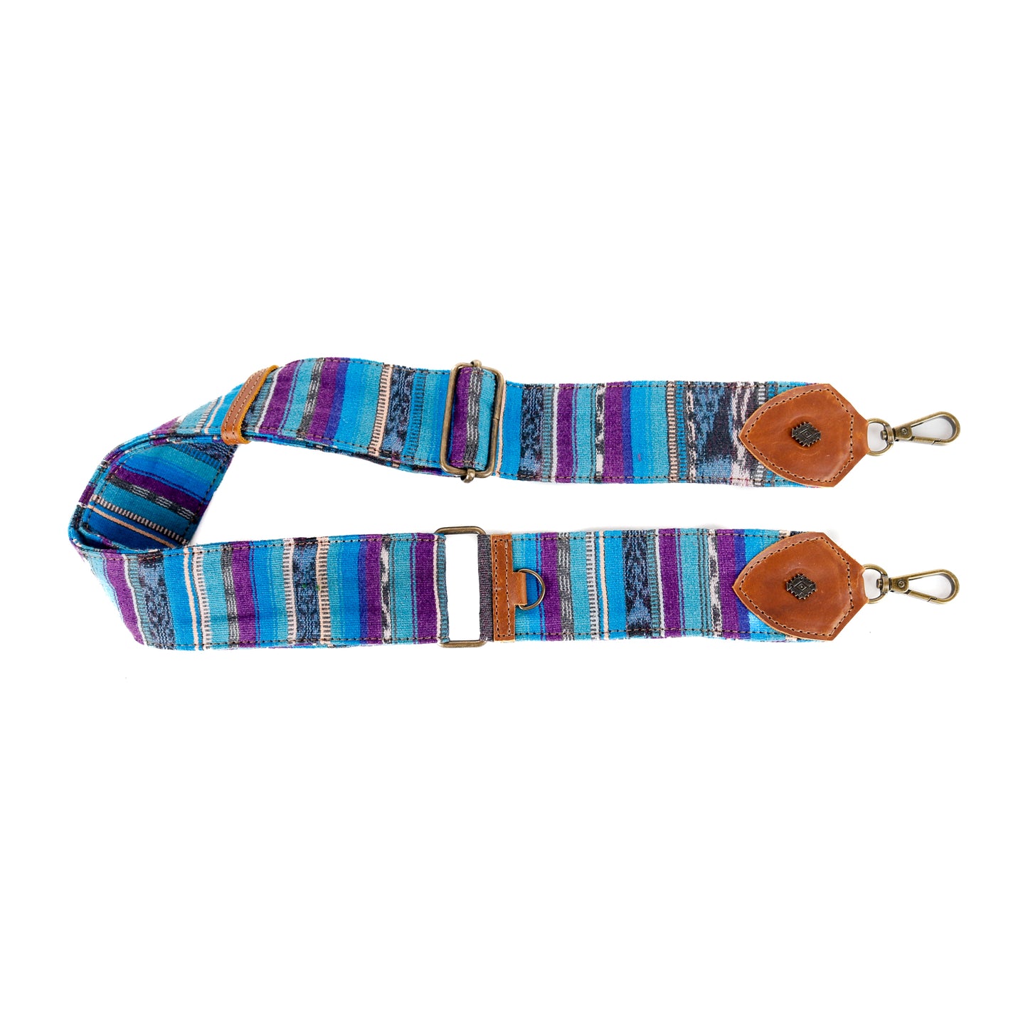WANDER CROSSBODY BAG + STRAP SET - OOAK HUIPIL & CORTE - CAFE - NO. 15721