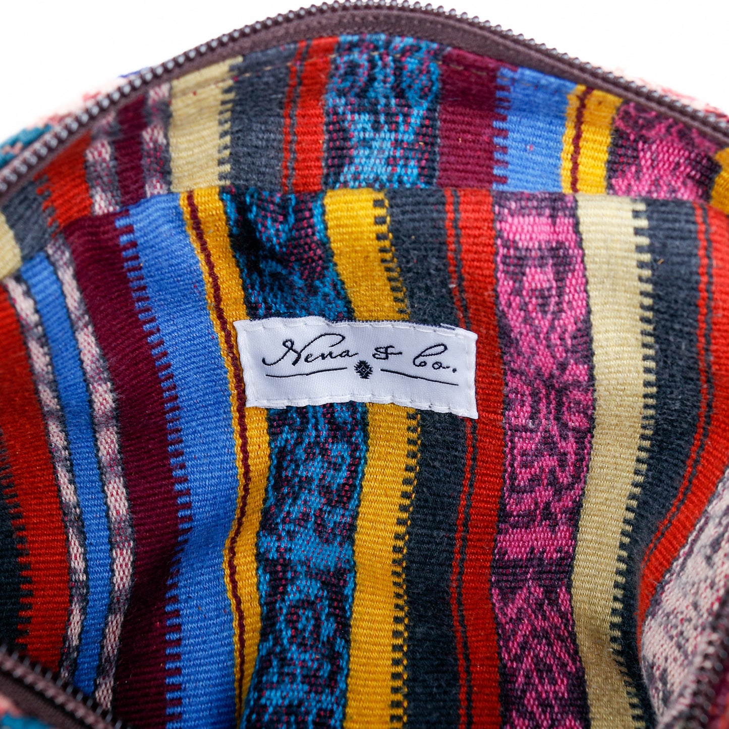 WANDER CROSSBODY BAG + STRAP SET - OOAK HUIPIL & CORTE - CAFE - NO. 15722