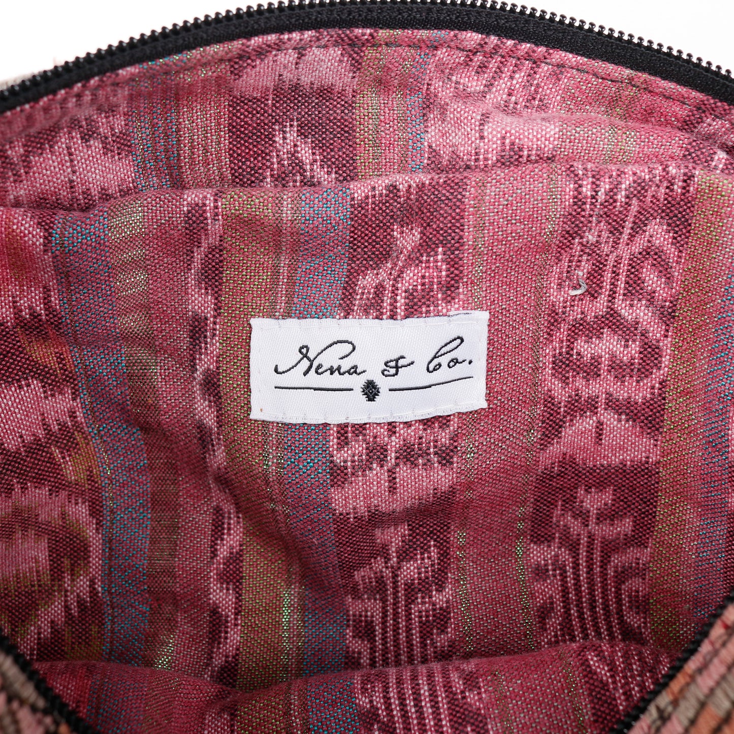 LARGE WANDER CROSSBODY BAG + STRAP SET - OOAK HUIPIL & CORTE - BLACK - NO. 15725