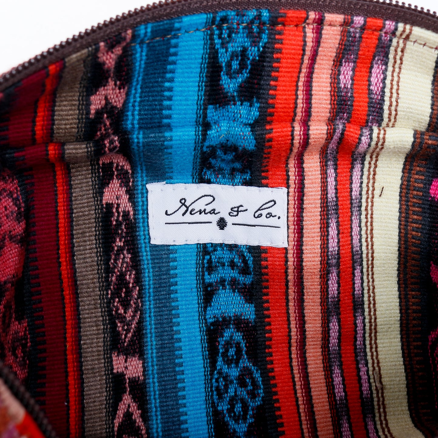 LARGE WANDER CROSSBODY BAG + STRAP SET - OOAK HUIPIL & CORTE - CAFE - NO. 15728